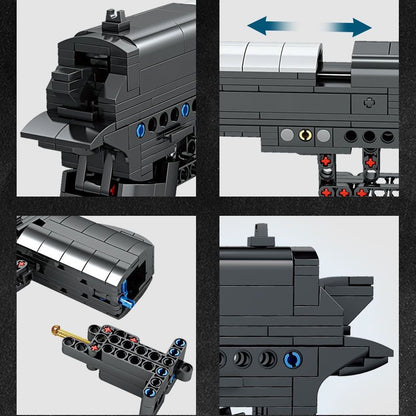 Beretta M92 Semi-Automatic Building Blocks Toy Gun Model