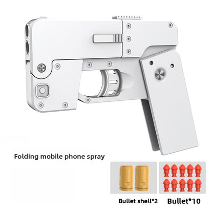 White folding gun