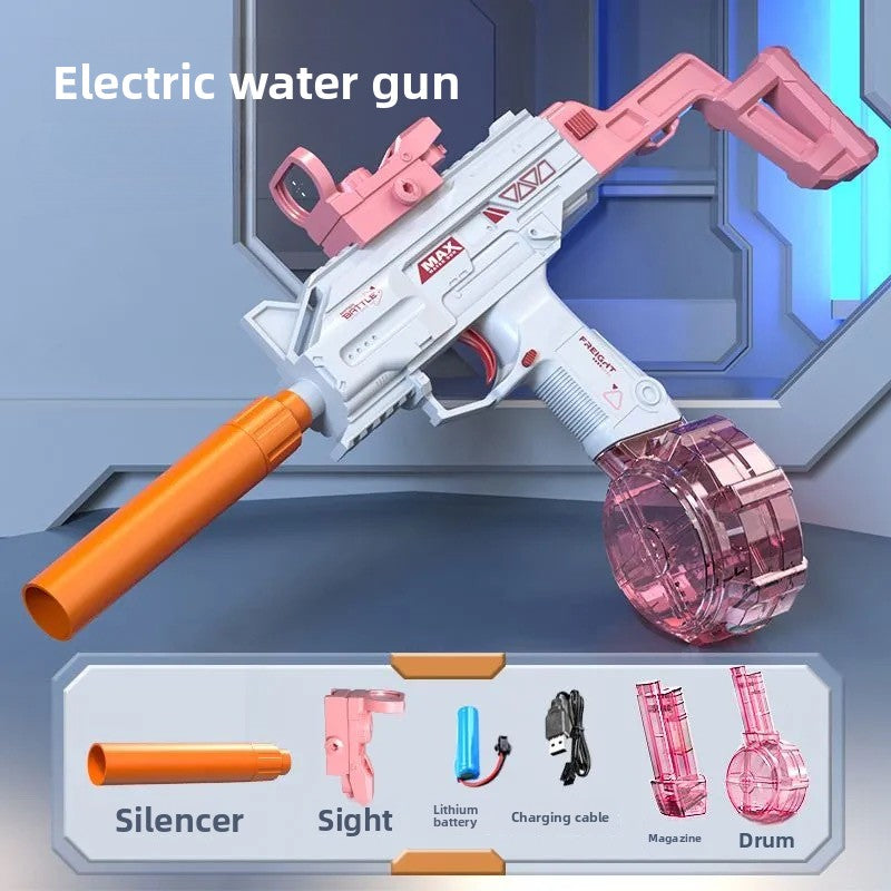 Pink UZI Electric Water Gun