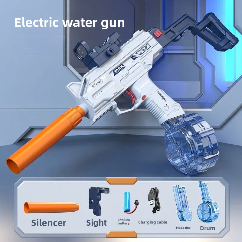 Blue UZI Electric Water Gun