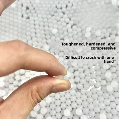 White finished gel ball