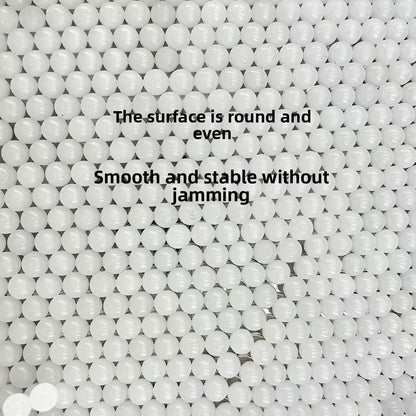 White finished gel ball