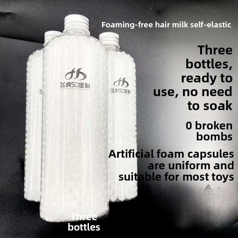 White finished gel ball