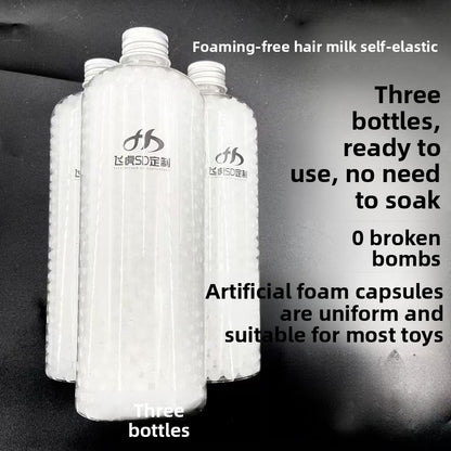 White finished gel ball