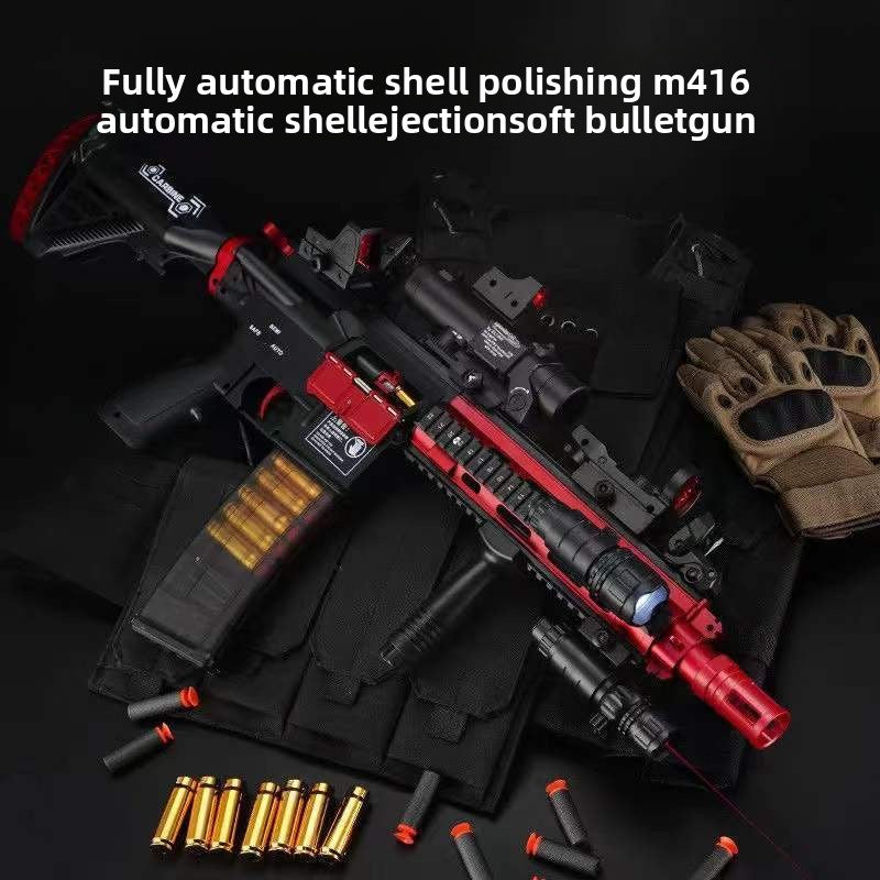 M416 Electric Burst Fully Automatic Shell Ejection Soft Bullet Gun - T ...