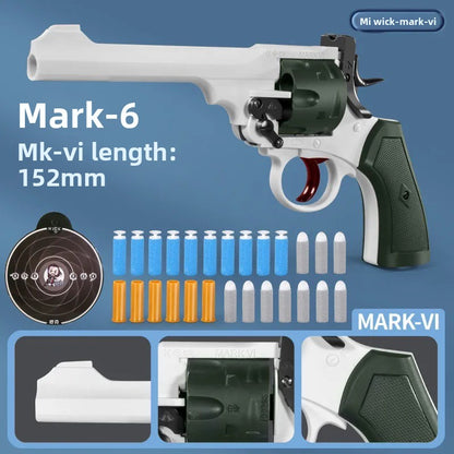 Mark M5 Revolver Soft Bullet Gun- Toy Gun