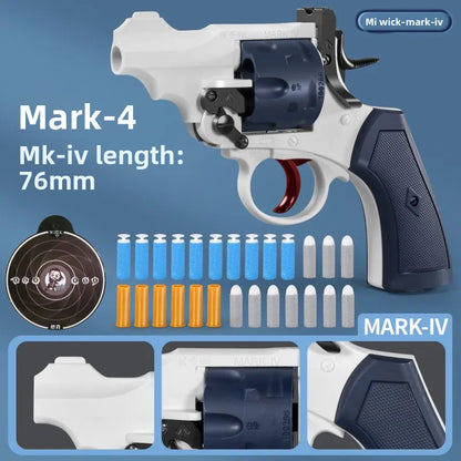 Mark M5 Revolver Soft Bullet Gun- Toy Gun