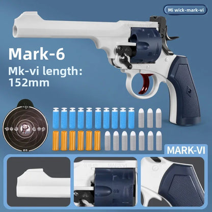 Mark M5 Revolver Soft Bullet Gun- Toy Gun
