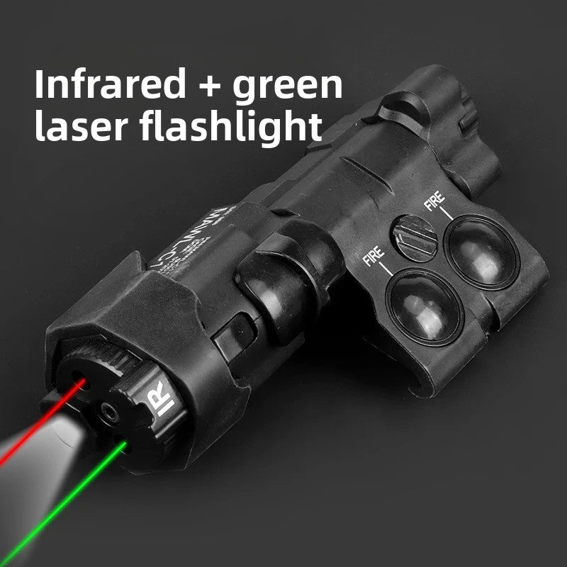 black-flashlight-with-infrared-green-light