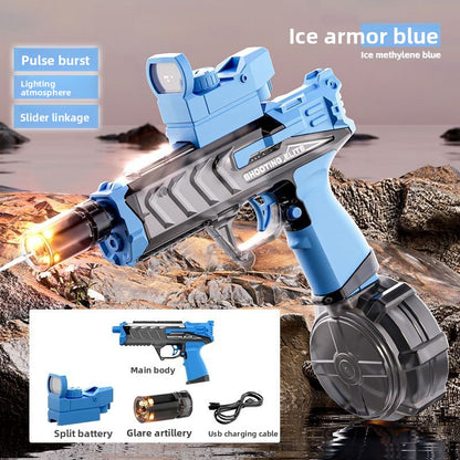 Blue electric water gun