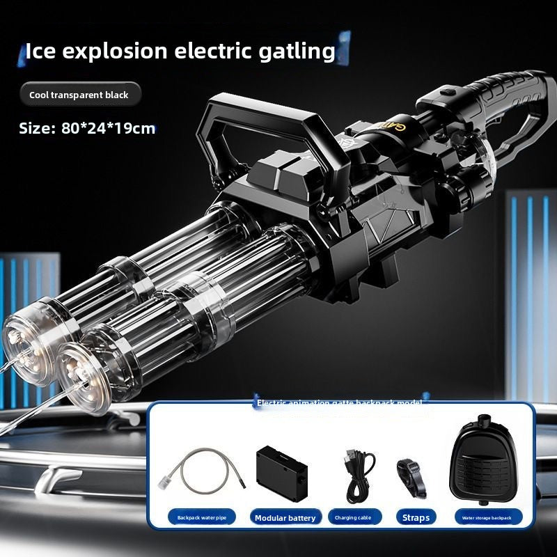 Black Gatling water gun