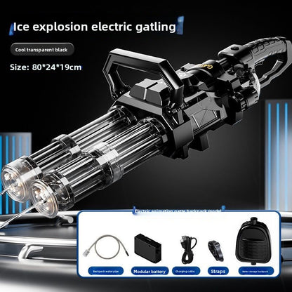 Black Gatling water gun