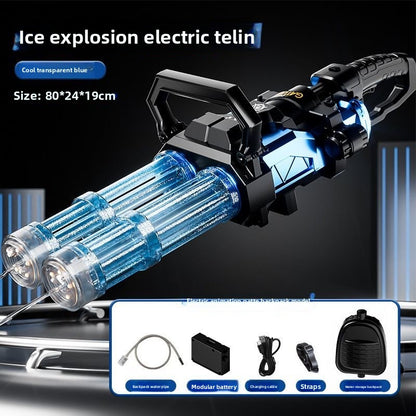 Blue Gatling water gun