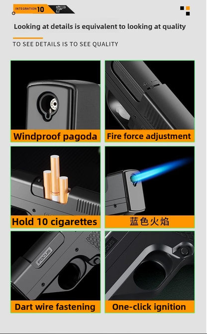Lighter pistol details quality